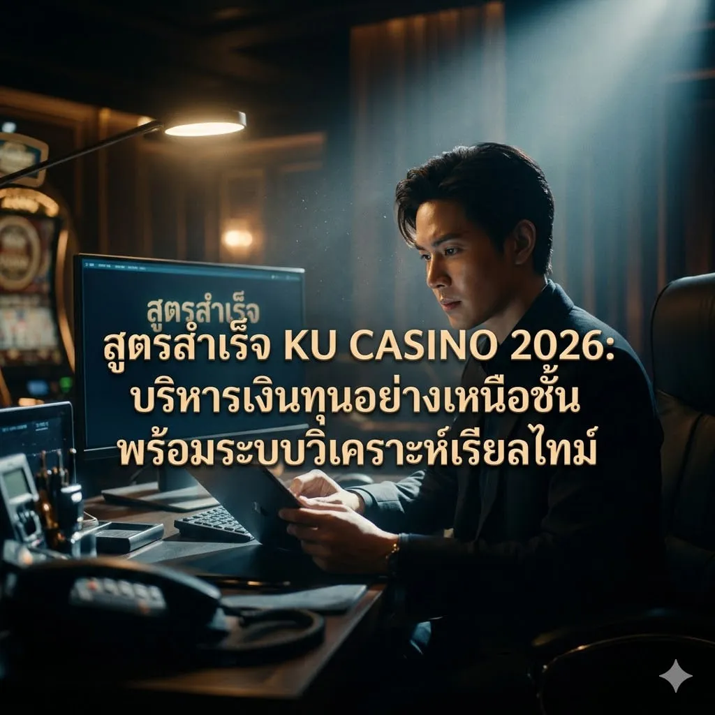 สูตรสำเร็จ KU CASINO 2026: บริหารเงินทุนอย่างเหนือชั้น พร้อมระบบวิเคราะห์เรียลไทม์